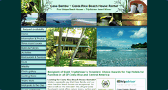 Desktop Screenshot of casabambu-beach-house-rentals.com